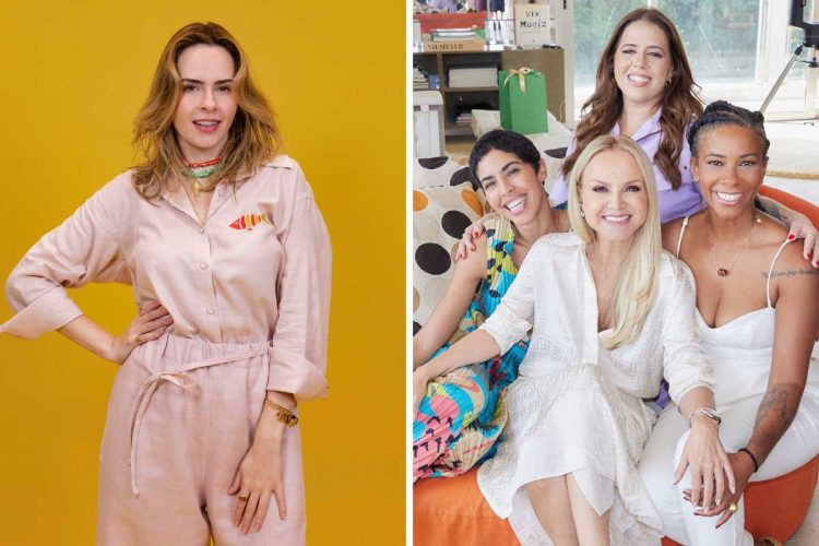 fotomontagem de ana paula renault no bbb 26 e elenco do saia justa