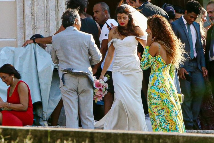 Sophie Charlotte grava cenas do casamento de Gerluce em Três Graças