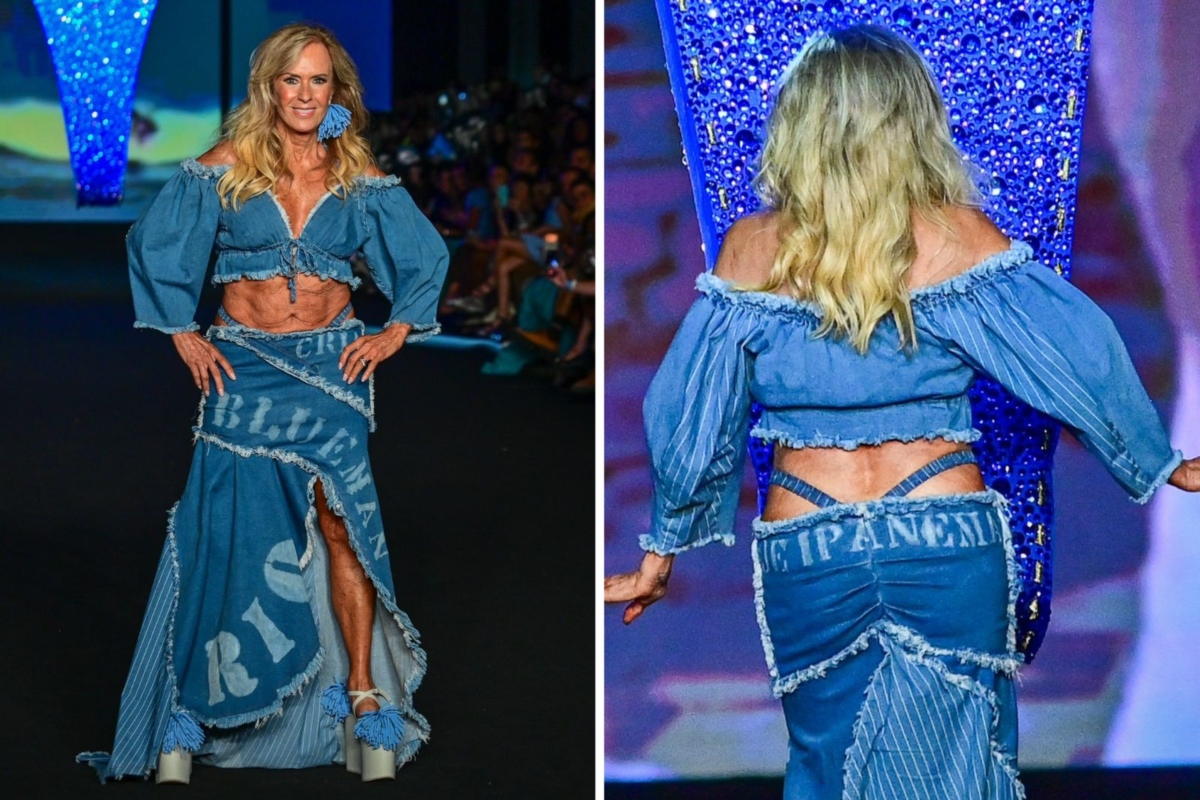 Helô Pinheiro desfila na Rio Fashion Week