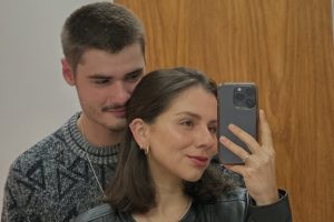 João Assunção e a noiva Giovanna Vieira