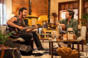 Filipe Bragança com Daniel no 'Viver sertanejo'