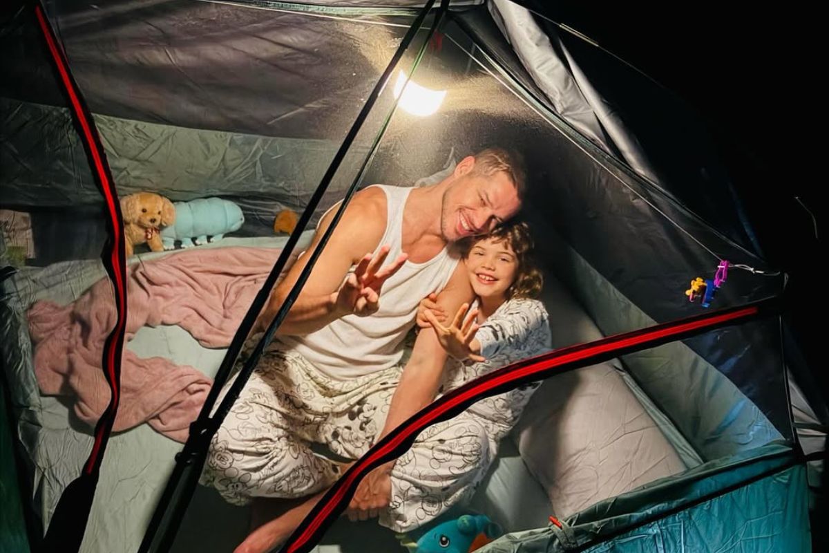 José Loreto com a filha