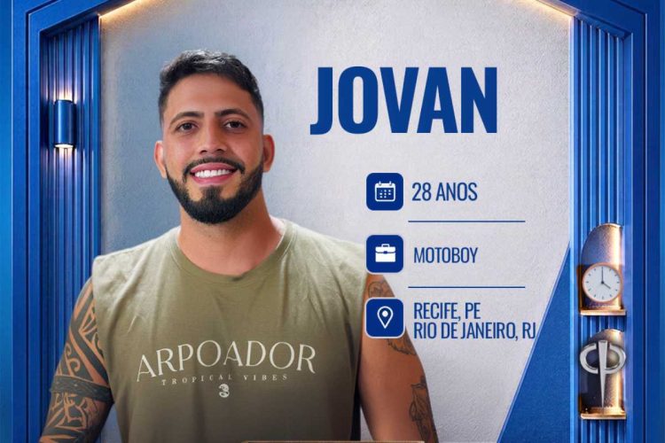 Jovan, participante de Casa do Patrão