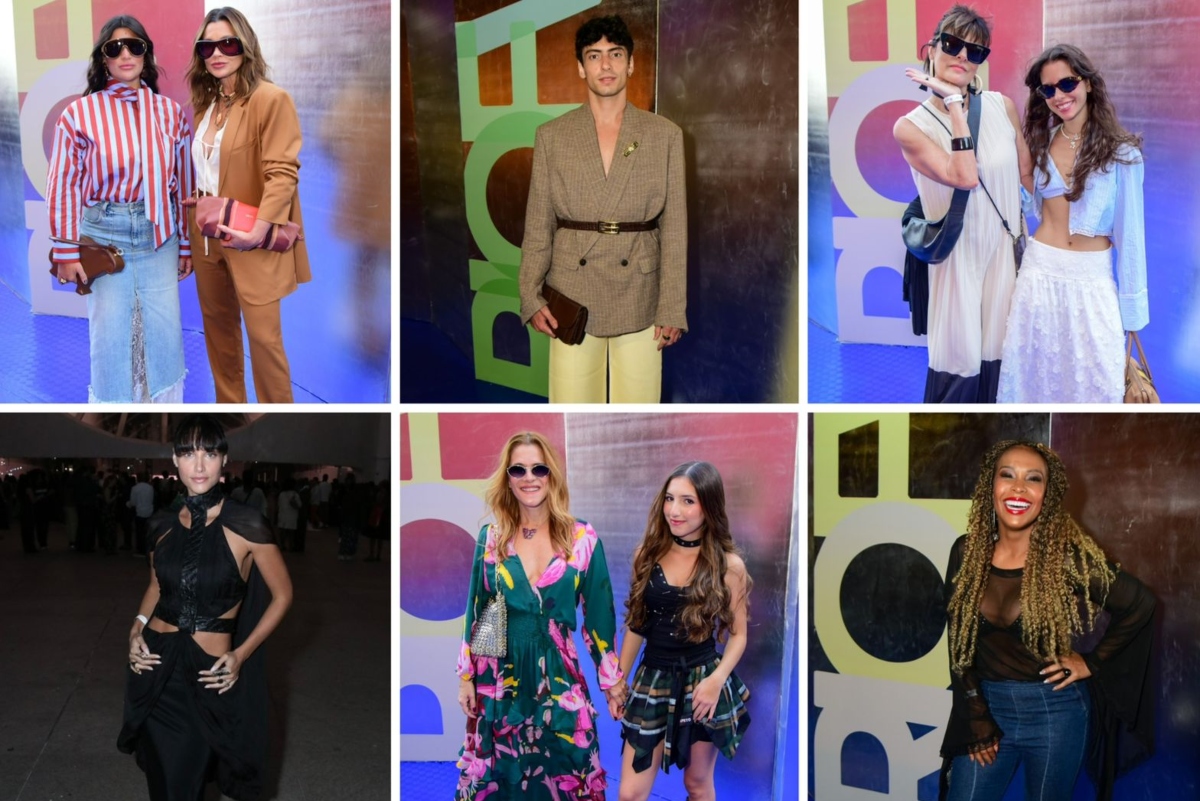 Looks dos famosos na Rio Fashion Week