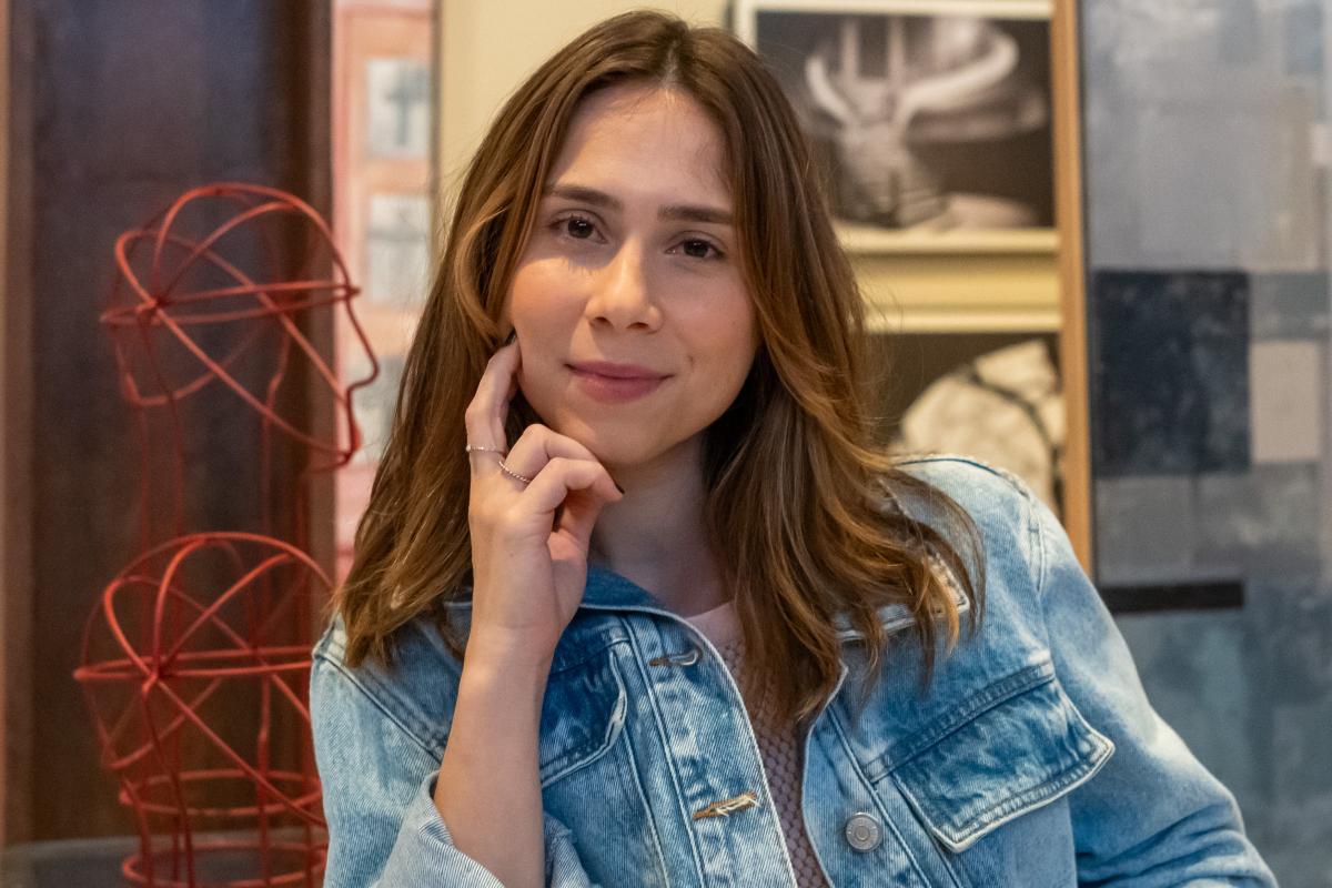 Lucélia (Daphne Bozaski) em Três Graças