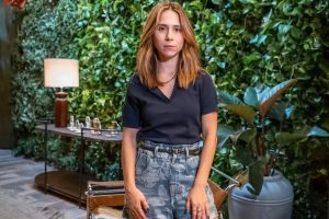 Lucélia (Daphne Bozaski) em 'Três Graças'