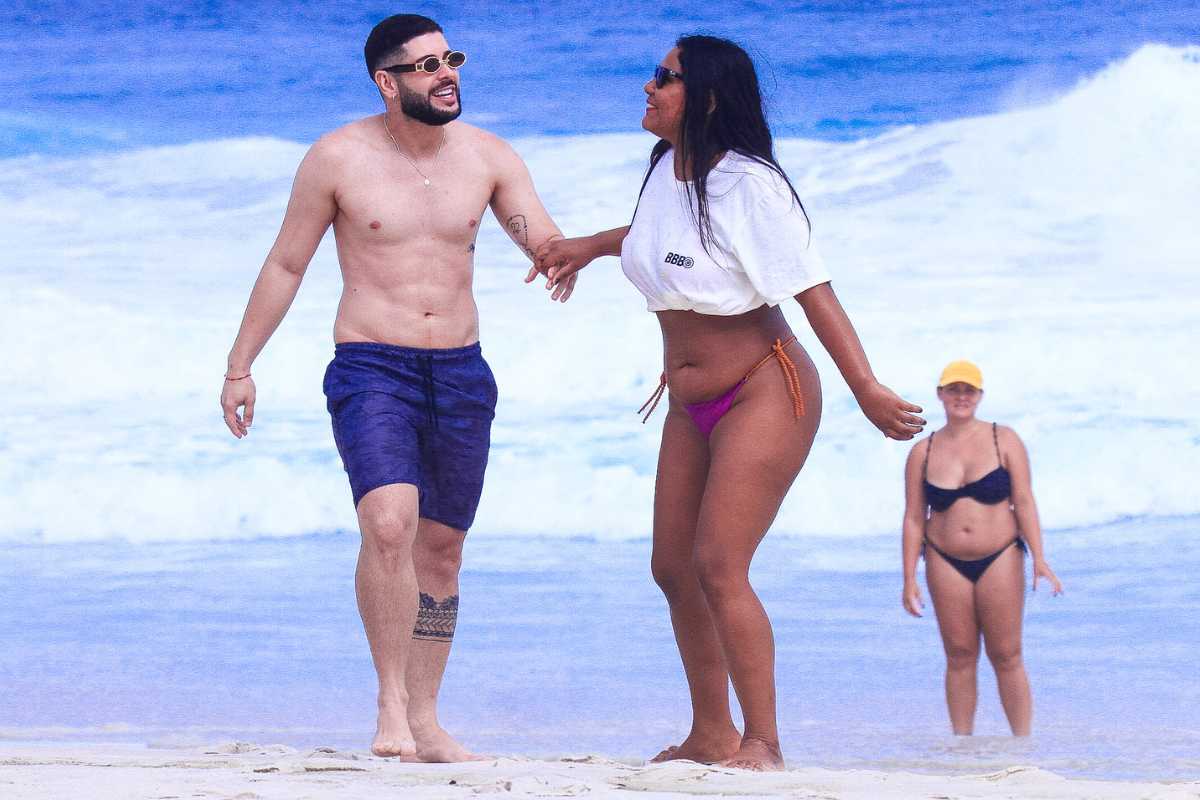 marcelinho e chaiany curtindo praia no rio de janeiro juntos