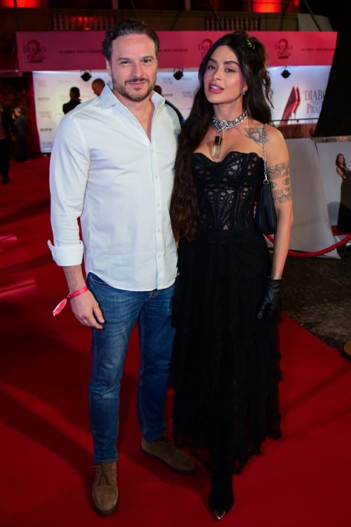 Aline Campos e i namorado