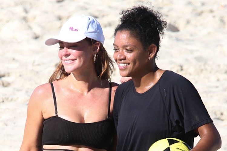 Paolla Oliveira com sua personal