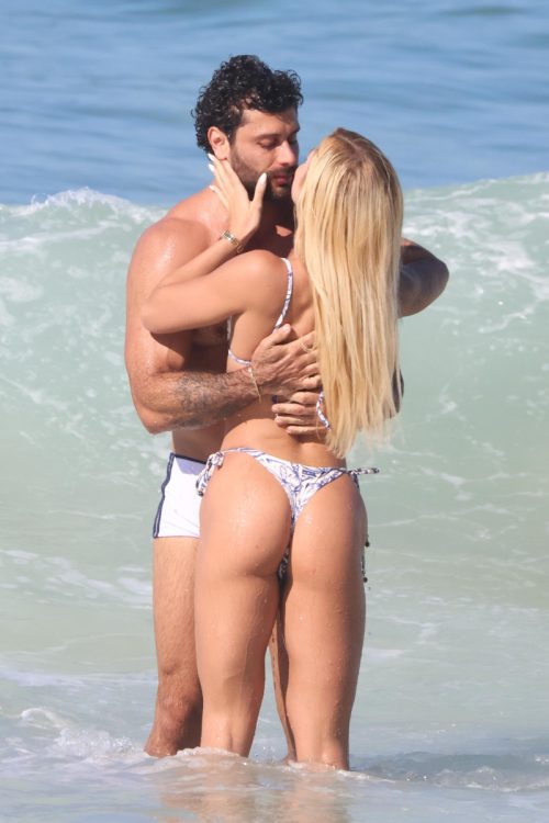 Jesus Luz e a namorada, Rafaela Mesquita