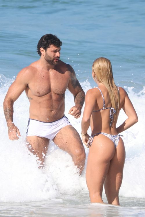 Jesus Luz e a namorada, Rafaela Mesquita