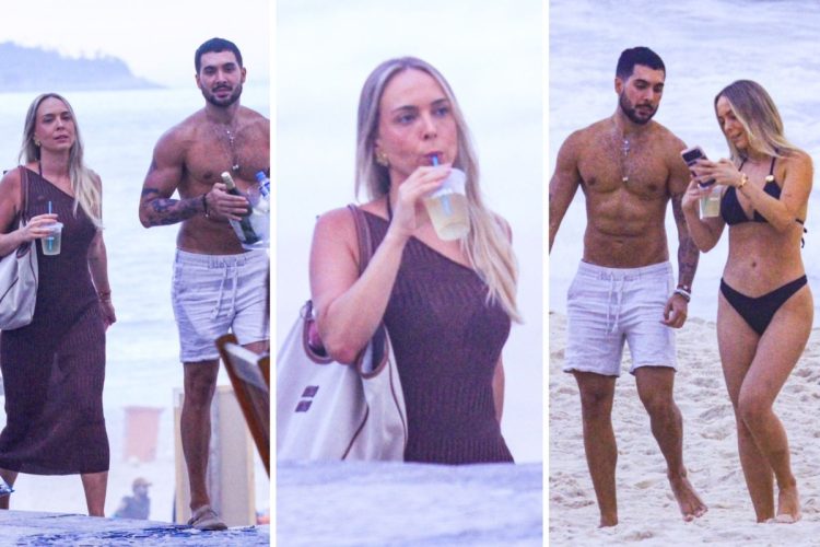 Tata Estaniecki e o amigo Whagner Duarte