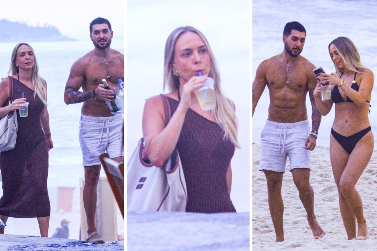 Tata Estaniecki e o amigo Whagner Duarte