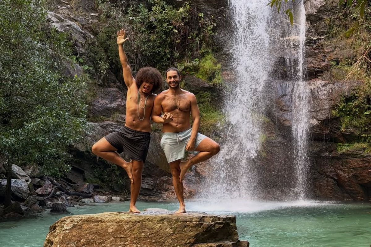 Rainer Cadete com o filho