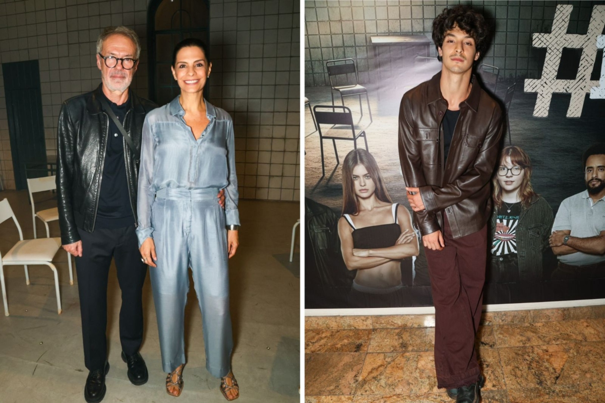 Ricardo Waddington, Helena Ranaldi e o filho do ex-casal, Pedro Waddington