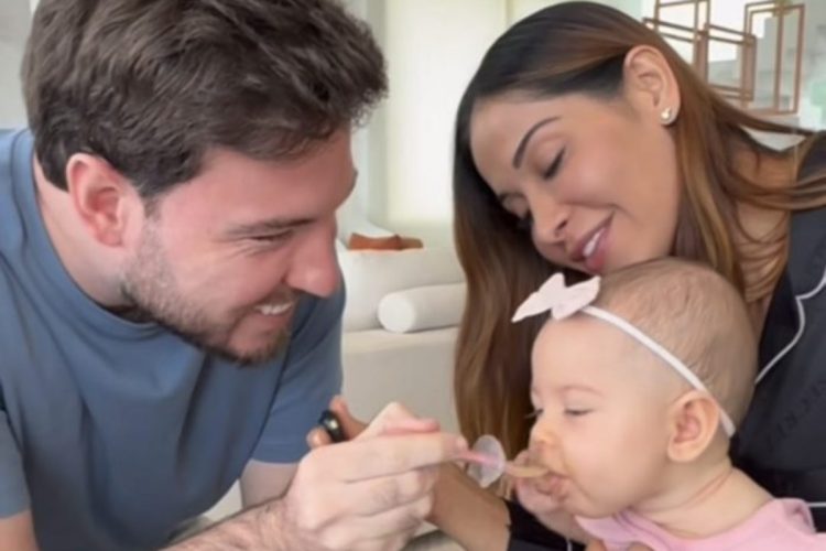 Thiago Nigro, Maira Cardi e a filha, Eloah