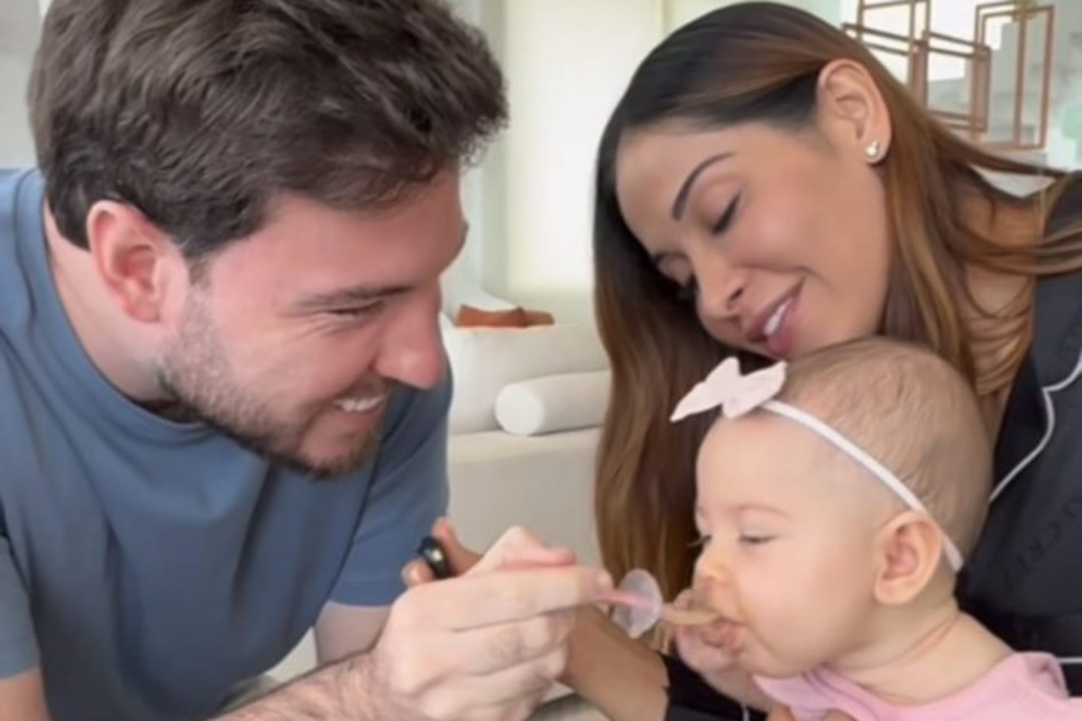 Thiago Nigro, Maira Cardi e a filha, Eloah