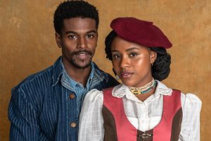 Tonho (Ronald Sotto) e Lúcia/Alika (Duda Santos) em 'A Nobreza do Amor'