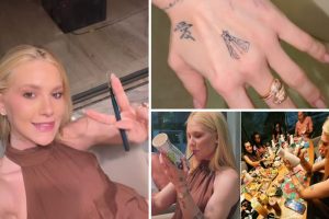 Virginia tem noite de tatuagem, pintura e amigas