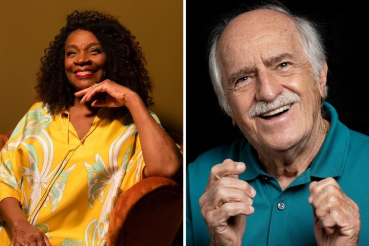 Zezé Motta e Ary Fontoura