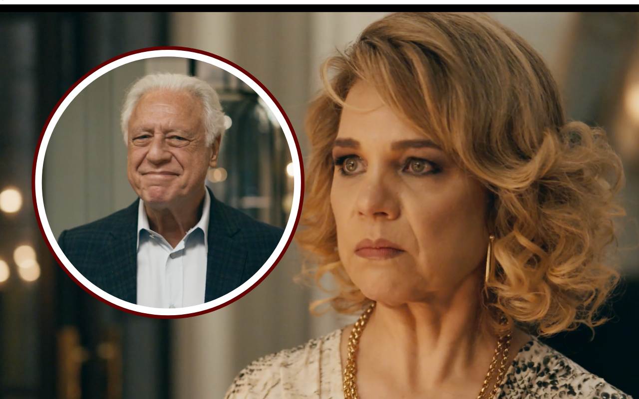 Cena da novela Quem Ama Cuida Arthur e Pilar