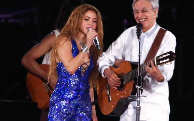 Shakira canta "Leaozinho" com Caetano no Rio - Foto_ Dilson Silva_ AgNews