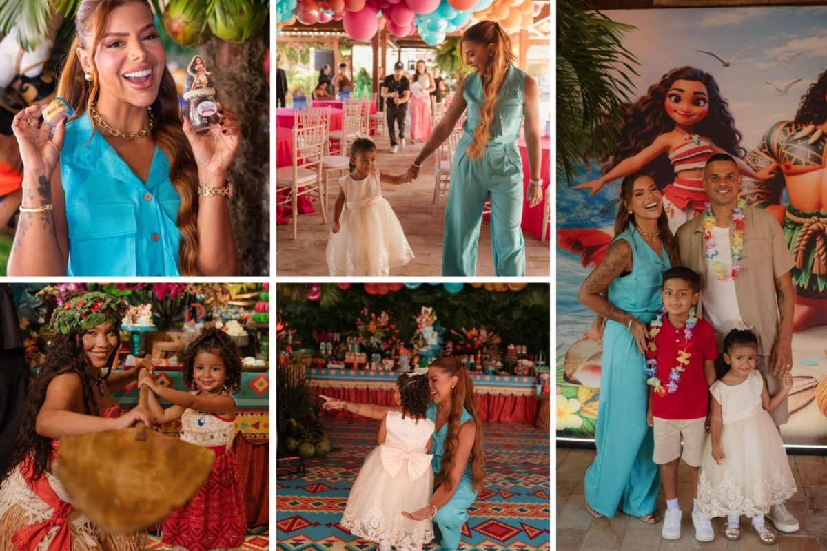 Filha de Evelyn Regly completa 3 anos