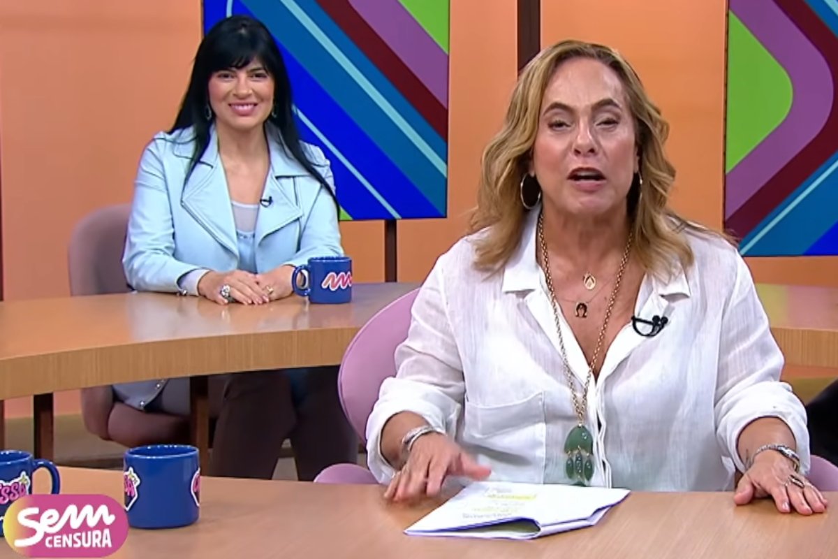 cissa guimarães e fernanda brum no programa sem cenura