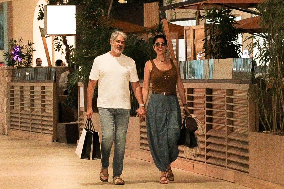 William Bonner e Natasha Dantas