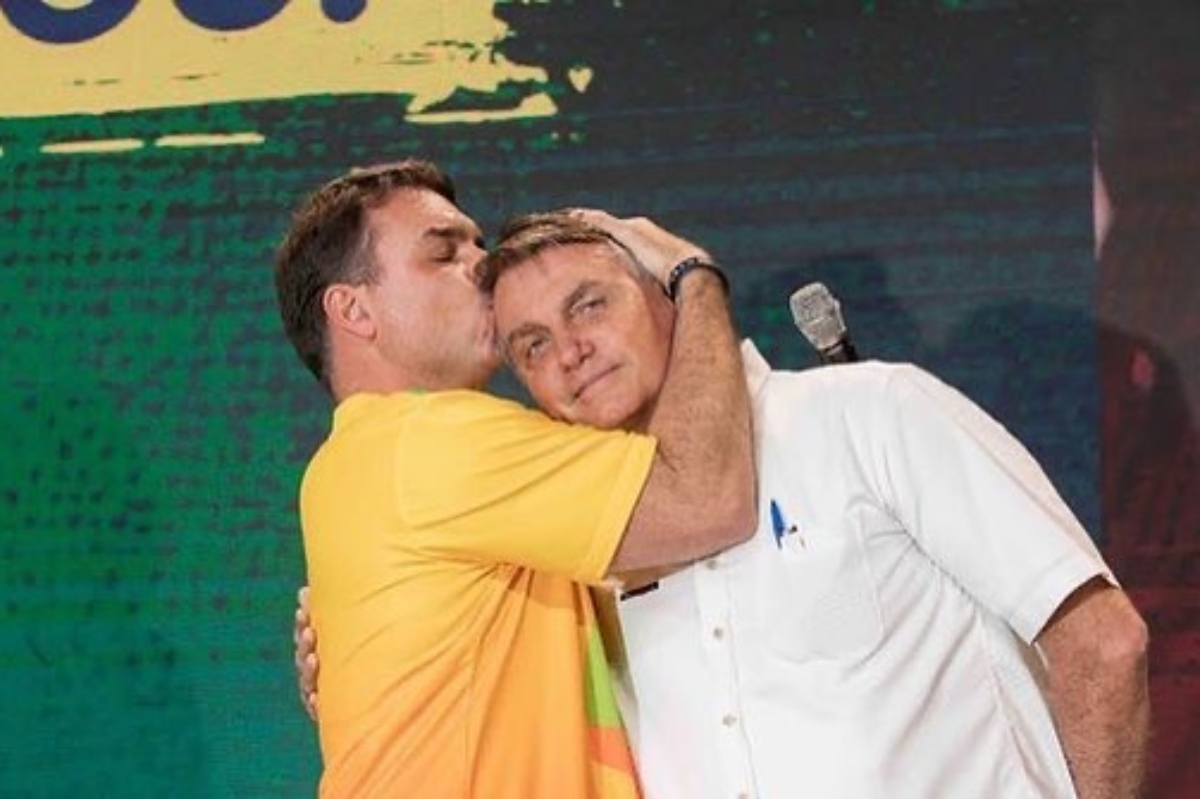 Flavio e Jair Bolsonaro