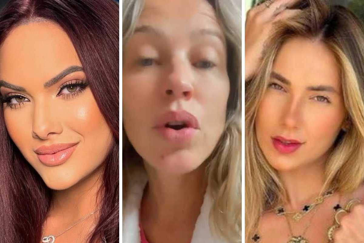 fotomonagem de emily garcia, luana piovani e virginia fonseca