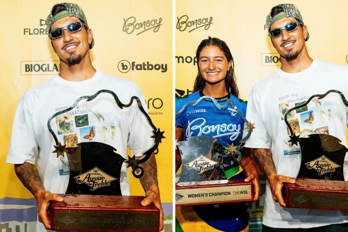 Gabriel Medina e Luana Silva