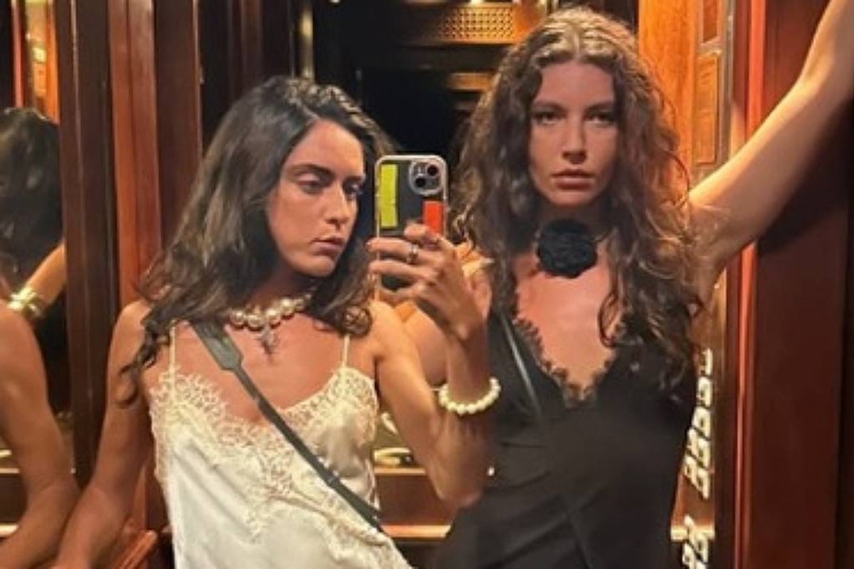 Alanis Guillen e a ex Giovana dos Reis