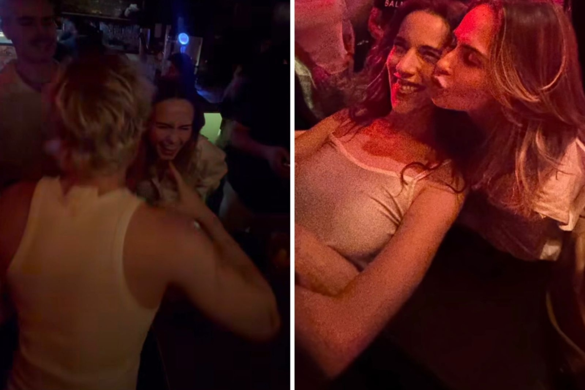 Juliano Floss Marina Sena e Ana Paula Renault na balada