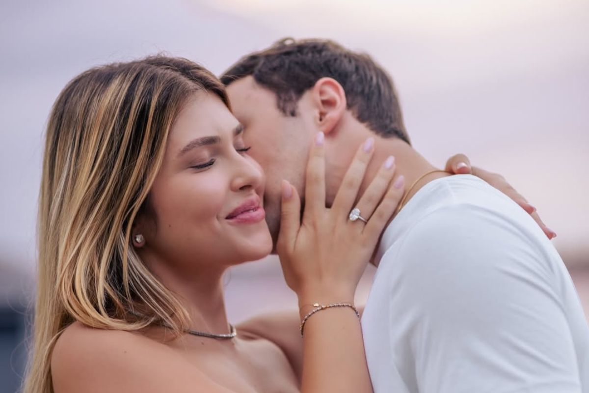 Maria Fernanda Nóbrega, filha de Carlos Alberto de Nóbrega, e David Barata