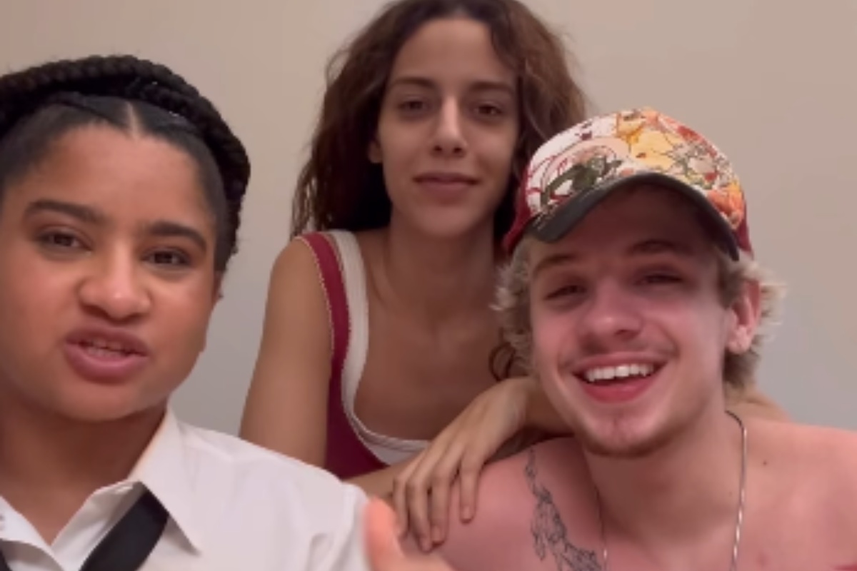 milena, marina sena e juliano floss