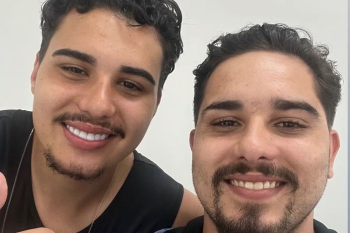 Ex-BBB Pedro Henrique Espíndola e o irmão