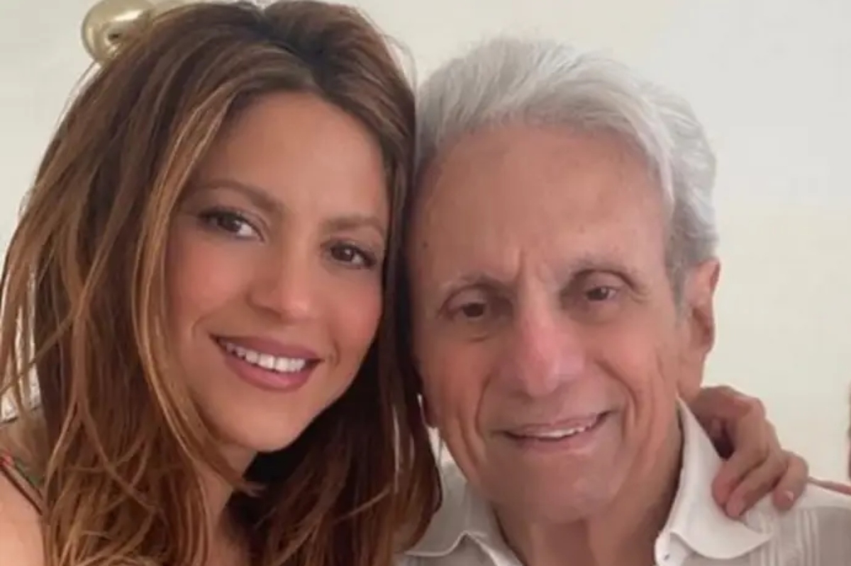 Shakira e o pai