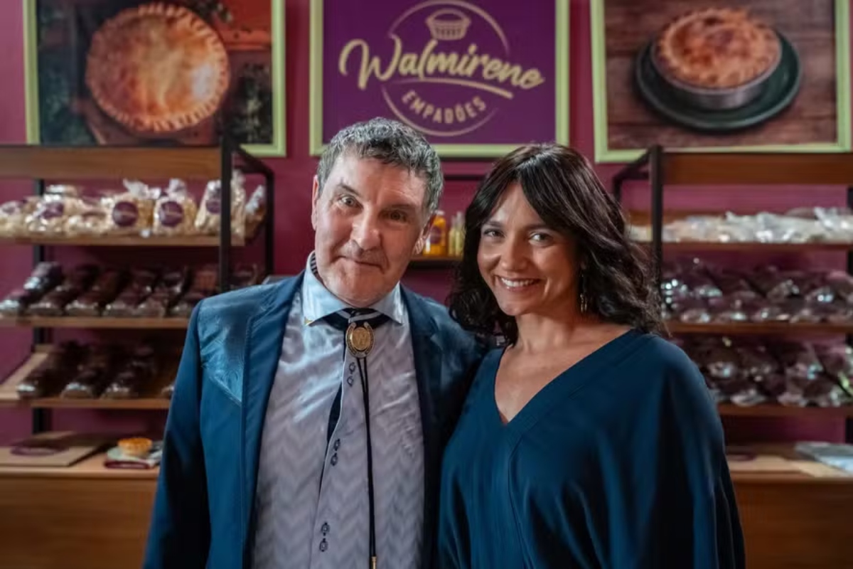 Walmir (Antonio Calloni) e Irene (Fernanda Pimenta) em Coração Acelerado