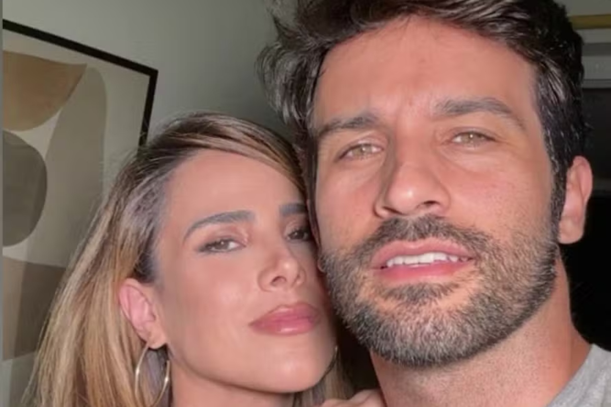Wanessa e o namorado Bruno Bevan