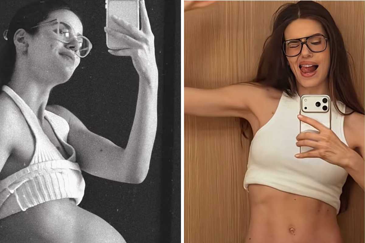 antes e depois da gravidez de camila queiroz