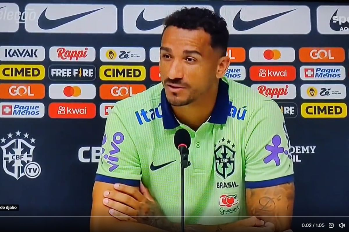 Danilo, jogador da Seleção Brasileira