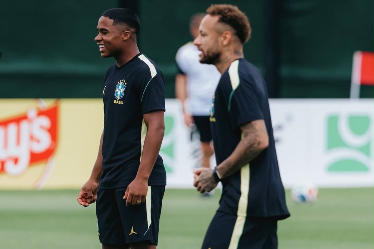 Endrick e Neymar