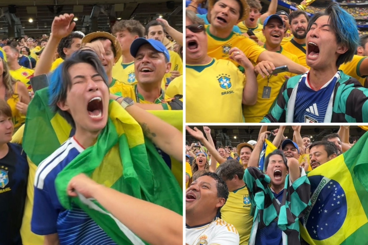Torcedor japonês virou meme