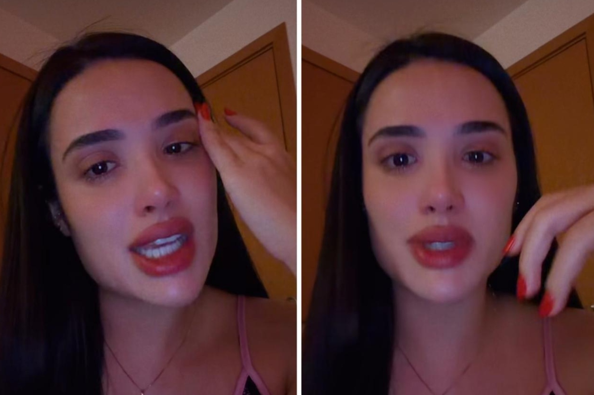 Jordana Morais chorando