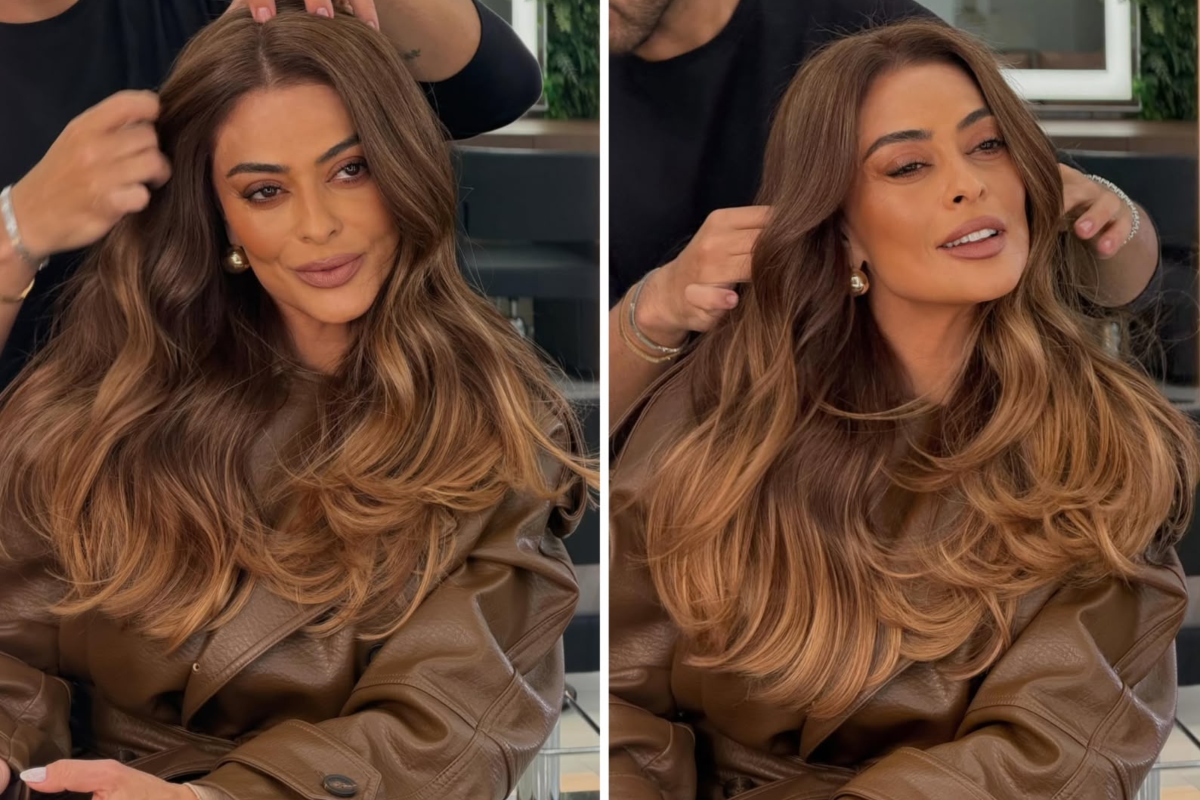 Juliana Paes muda o visual