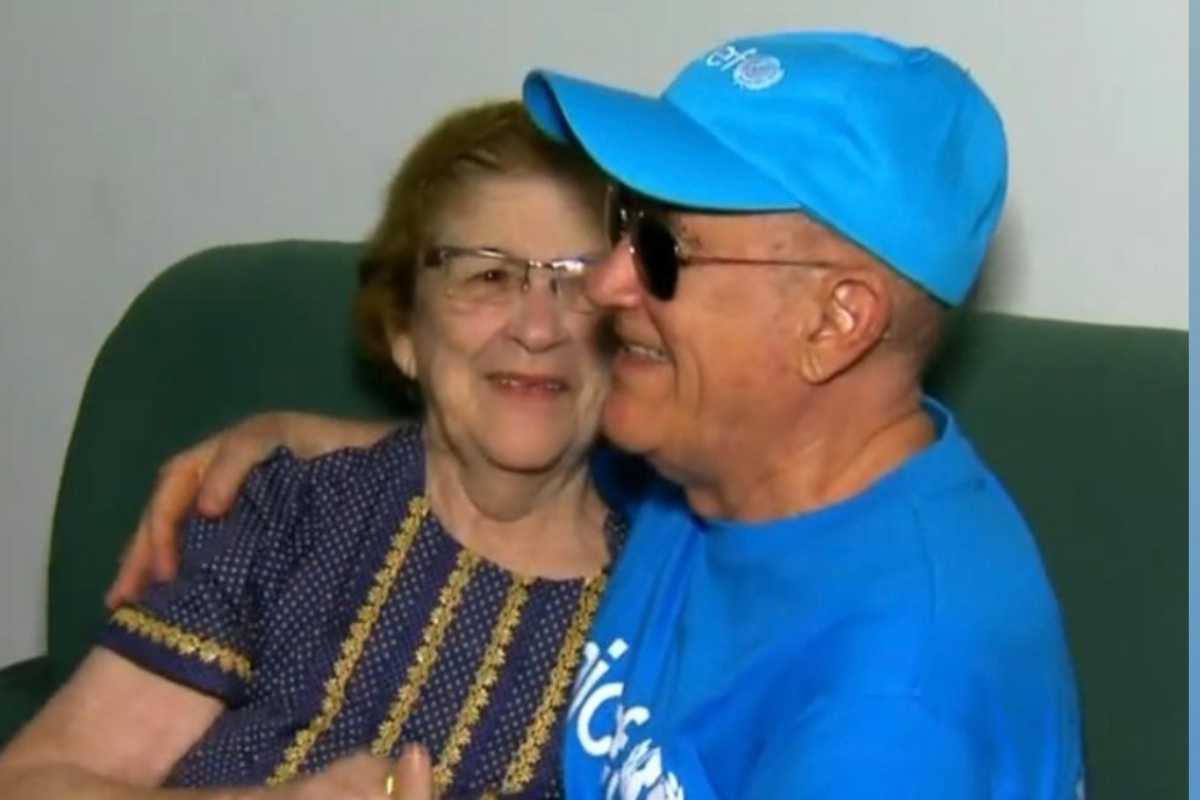 renato aragão com irmã, maria ivete aragão