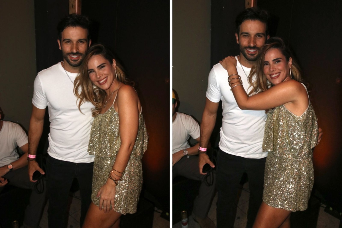Wanessa e o namorado Bruno Bevan