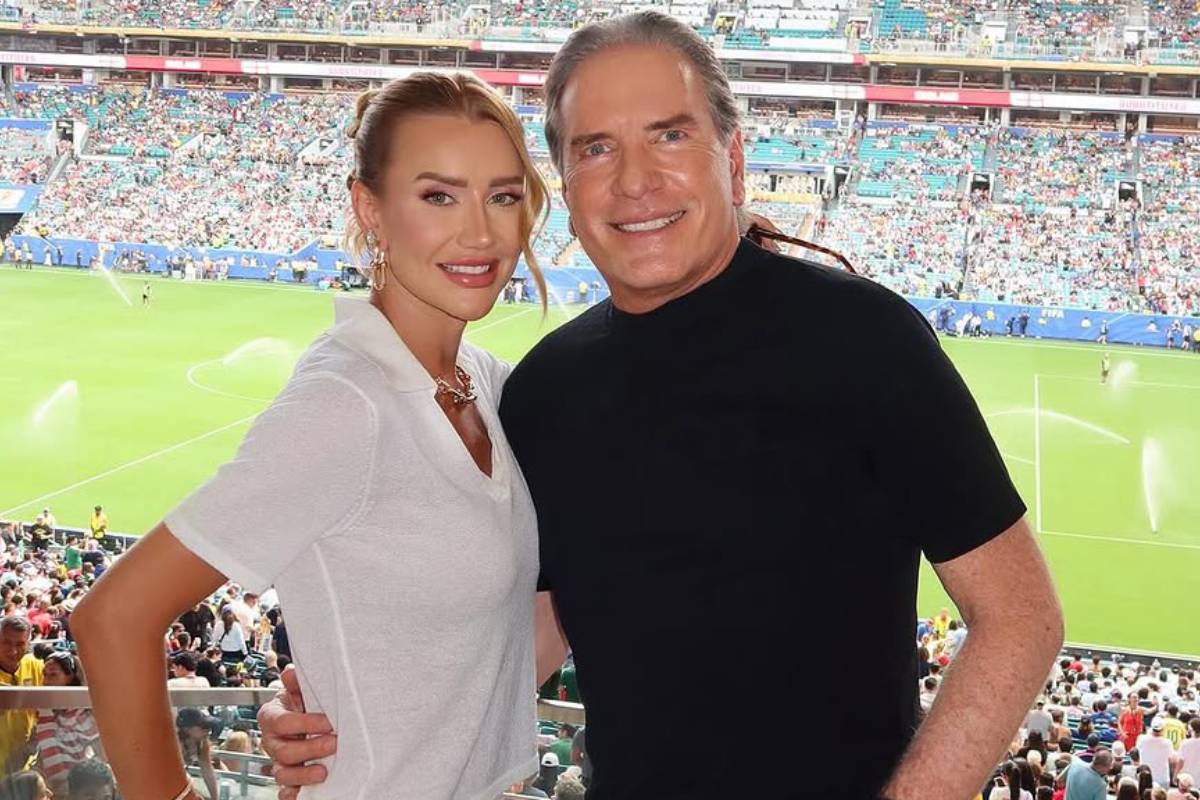 Roberto Justus e Ana Paula Siebert