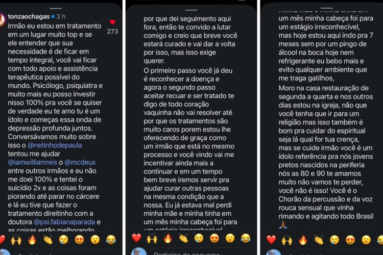 Comentário de Tonzão Chagas